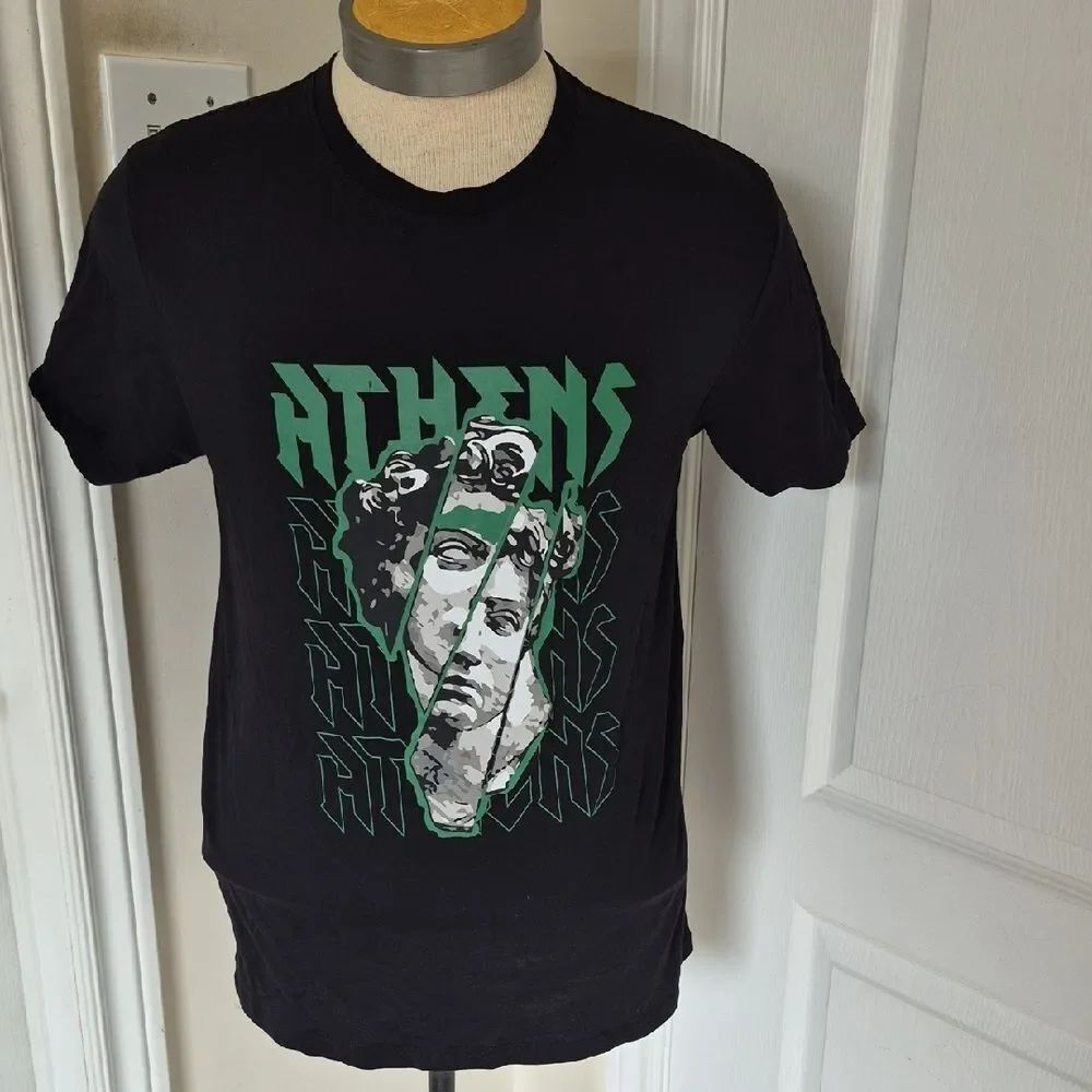 Panathinaikos 1908 Athens Black Graphic Tee